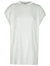 Attico Laurie' White Cotton T-shirt In White