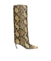 Attico ''lea'' Boot Black And Sahara