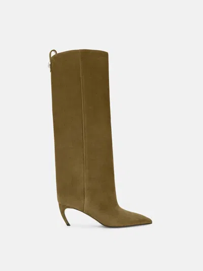 Attico Stivale ''lea'' Military Green In Brown