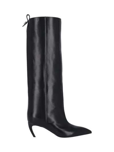 ATTICO LEA" BOOTS - BLACK