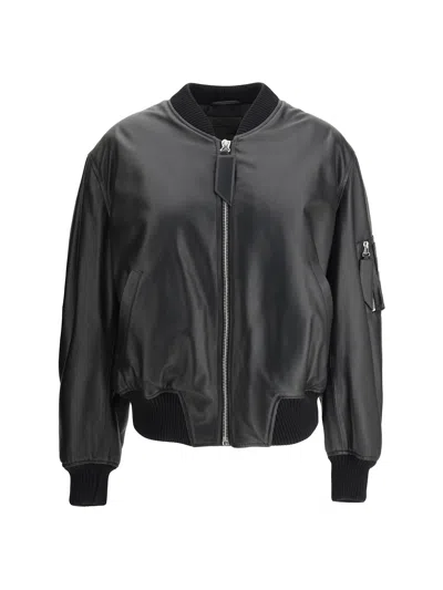 ATTICO LEATHER ANJA BOMBER JACKET