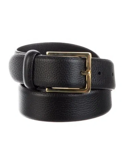 Pre-owned Attico Leather Belt In Black