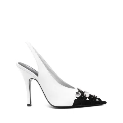 Attico Leather Pumps In Multi