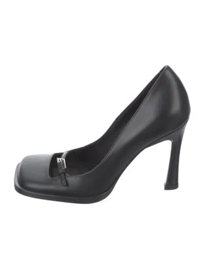 Pre-owned Attico Leather Pumps In Black