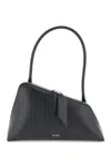 Attico Sunrise Shoulder Bag In Black