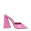 Attico Pink Leather Sandal In Pink