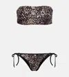 Attico Leopard-print Bikini In Multi