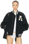 Attico Bomber Black In Multi