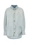 Attico Light Blue Denim Shirt