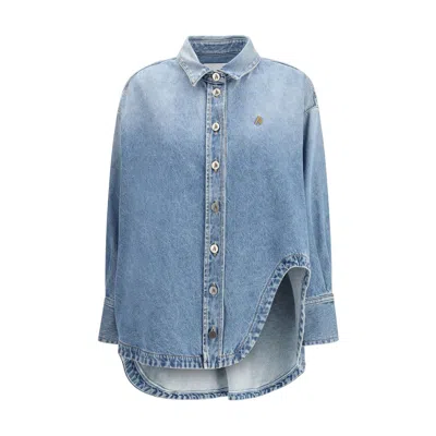 Attico Light Blue Denim Shirt