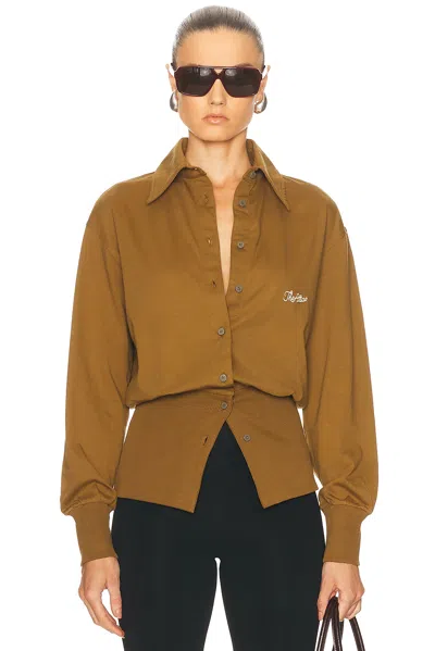 Attico Light Button Down Top