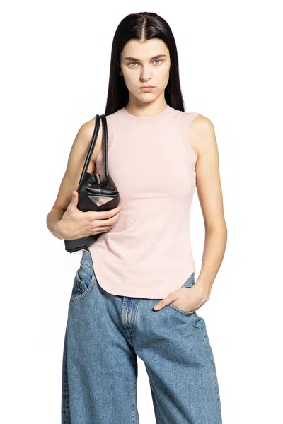 Attico Light Jersey Tank Top In Multi