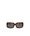 Attico Jorja Sunglasses In Gray