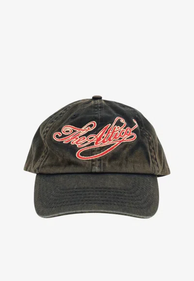 Attico Logo Baseball Cap In Black