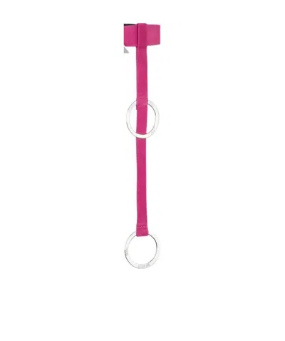 Attico Logo Belt In Pink