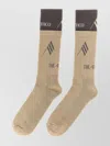 Attico Logo Branded Socks With Contrast Cuff