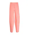 Attico Jagger Tapered Trousers In Pink