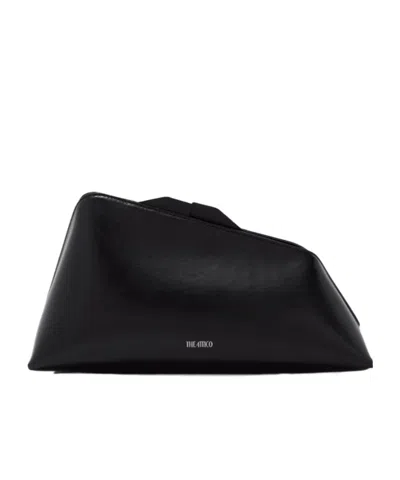 Attico Logo Clutch In Black