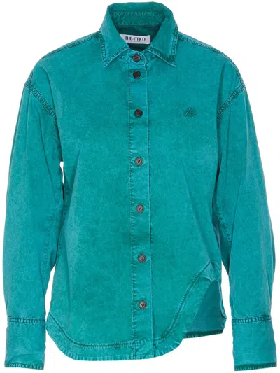 ATTICO LOGO-EMBROIDERED JACKET
