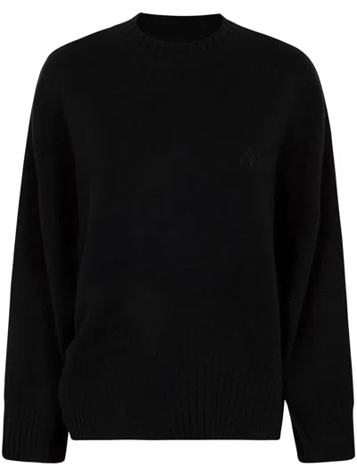 ATTICO LOGO-EMBROIDERED SWEATER