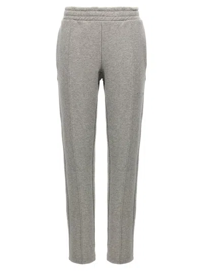 Attico Logo Joggers In Gray