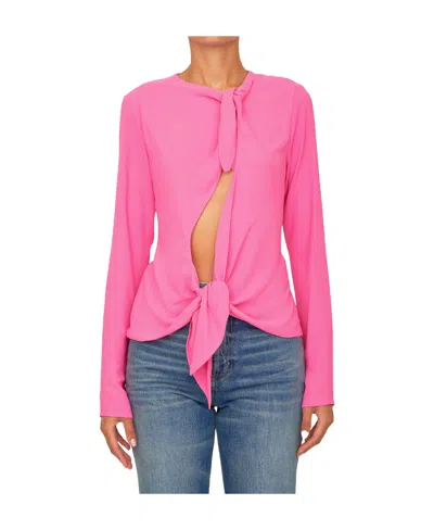 ATTICO LOGO LONG-SLEEVED BLOUSE