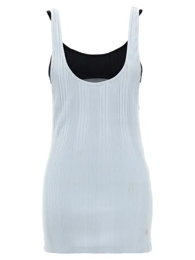 ATTICO LOGO RIBBED TOP
