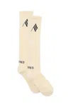 Attico The  Logo Short Sports Socks In White