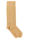 Attico Contrast-color Jacquard Logo Socks