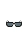 Attico Frame Sunglasses In Black