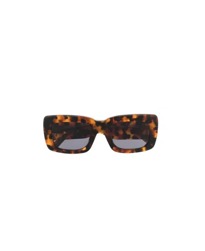 Attico Logo Sunglasses In Black
