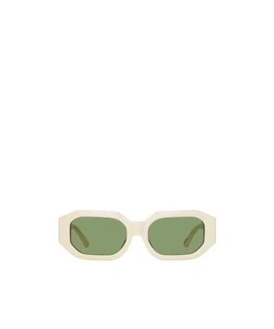 Attico Logo Sunglasses In Green