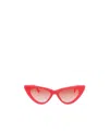 Attico X Linda Farrow Dora Sunglasses In Pink