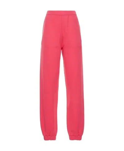 Attico Logo Sweatpants In Pink