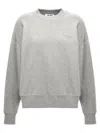 Attico Grey Crewneck Logo Pullover