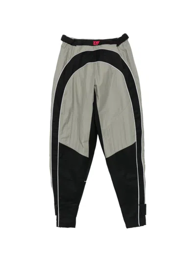 Attico Logo-patch Trousers In Multi