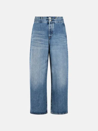 Attico Long Blue Denim Jeans