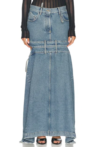 ATTICO LONG CUT-OUT SKIRT