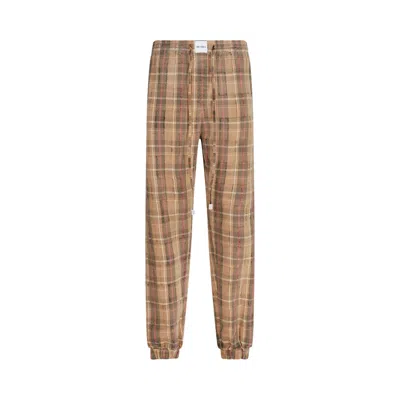 Pre-owned Attico Long Pant 'beige/black' | Tan | Women's Size 42 In Brown