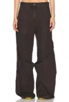 Attico Women's Gabardine Long Pant In Brown