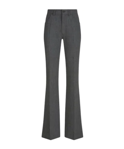 Attico Long Pant In Gray