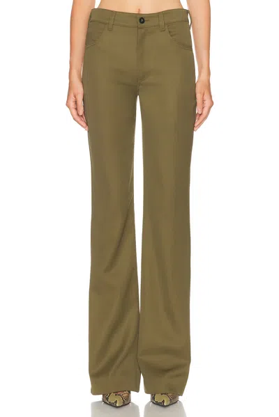 Attico Long Pant In Green