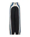 Attico Panelled Drawstring Trousers In Multi