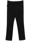 Attico Virgin Wool Trousers In Black  