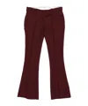 Attico Long Pants In Burgundy