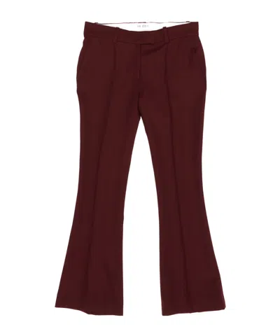 Attico Long Pants In Burgundy