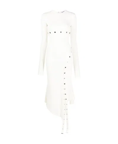 Attico Dresses In Beige