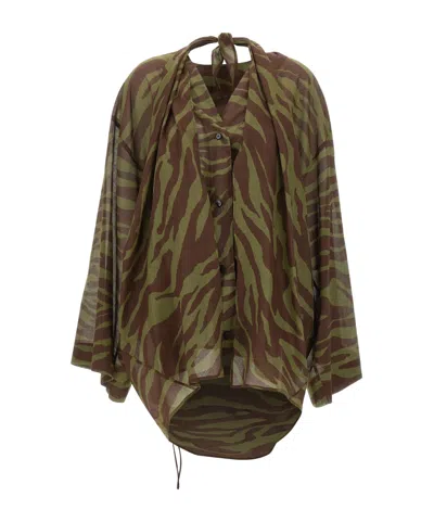 Attico Long Sleeve Dress