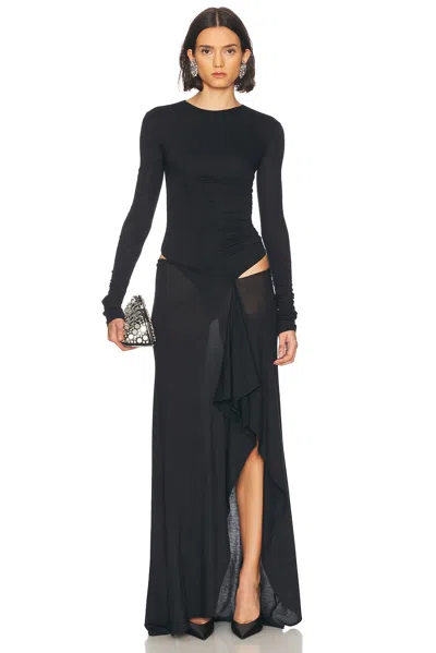 ATTICO LONG SLEEVE GOWN