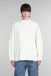 Attico Long Sleeve Logo T-shirt In Ice